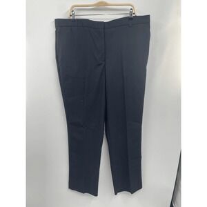 HPI Signature Collection Womens Dress Pants Trousers Size 22.5 Black Wool Blend